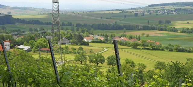 Blick ber den Kanderner Ortsteil Holzen   | Foto: Langelott