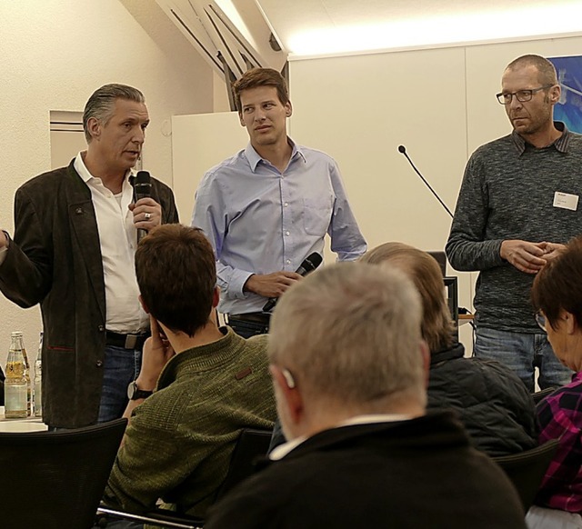 (Christoph Hecklau (links), Niclas Storz und  Claus Menig   | Foto: Victor Adolf
