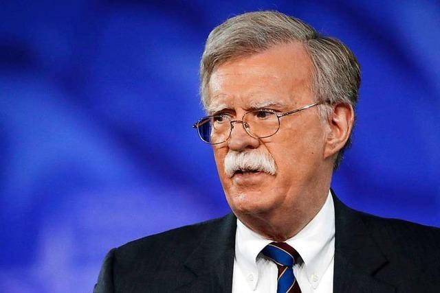 Donald Trumps Scharfmacher heit John Bolton