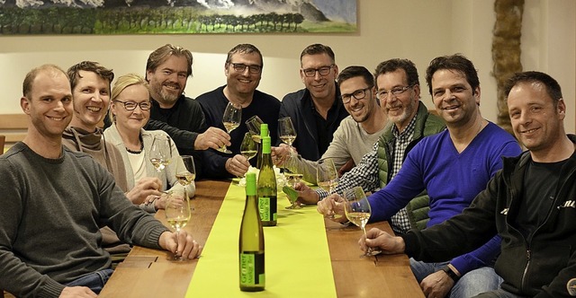 Die Mitglieder der &#8222;Weingrfler&...en Markgrflers nach Heitersheim ein.   | Foto:  mps
