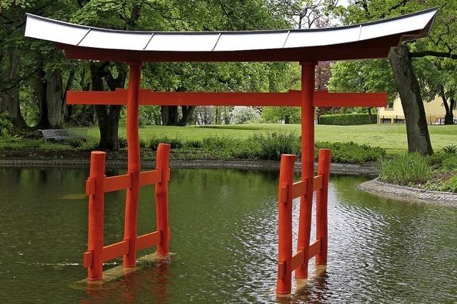 Ein Torii als Zeichen der Verbindung zu Nagai