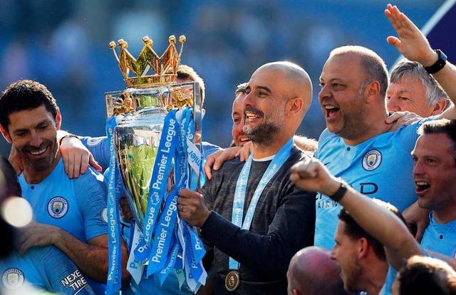 Manchester City bejubelt Meisterschaft  | Foto: dpa