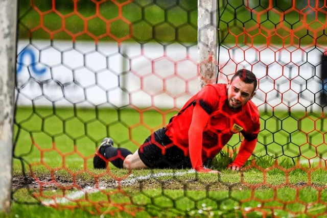 In den letzten Jahren hatte der FSV Gl...l verpasste Sascha Strazzeri das 2:0.   | Foto: Grndl