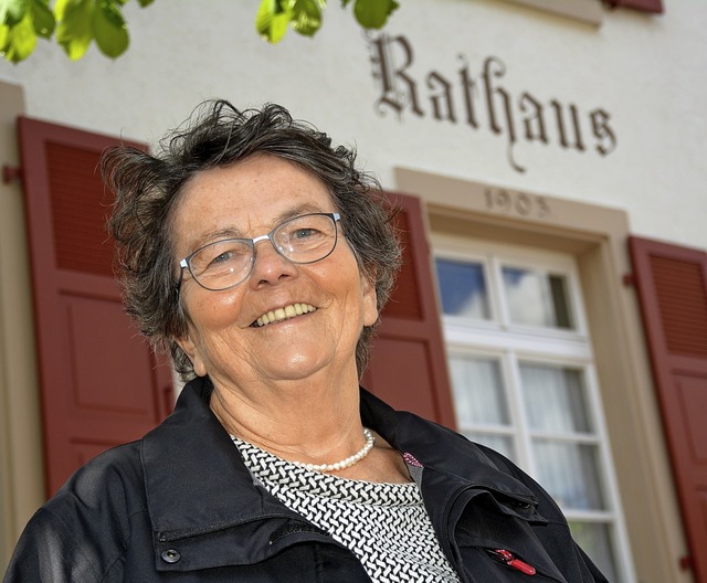 Nach zehn Jahren  sagt Ortsvorsteherin Helene Brombacher dem Rathaus Ade.   | Foto: Hannes Lauber