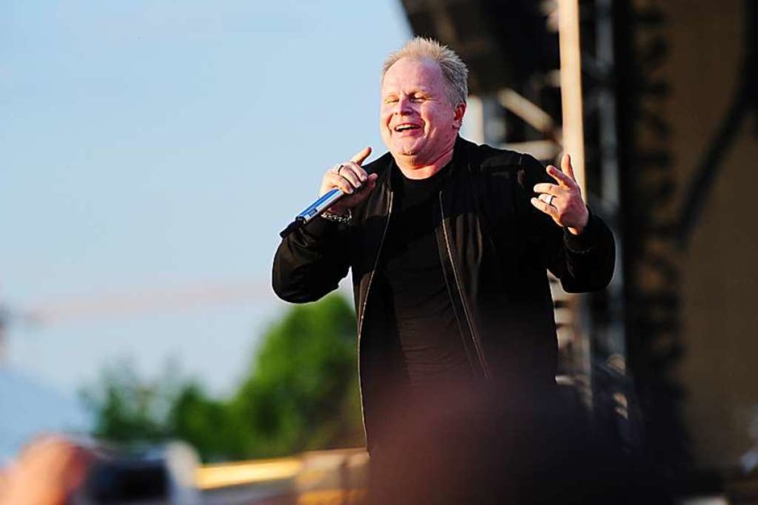 Herbert Grnemeyer bei seinem Auftritt in Freiburg im Juni 2015.  | Foto: Miroslav Dakov
