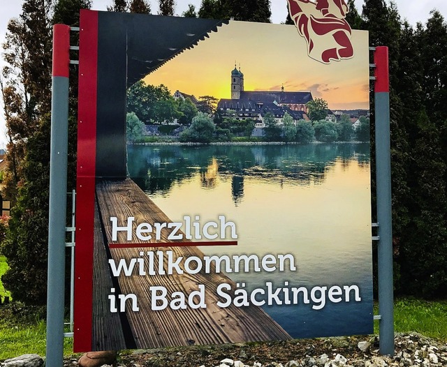 Seit kurzem gibt es neue Schilder am Ortseingang.   | Foto: Stadt Bad Sckingen