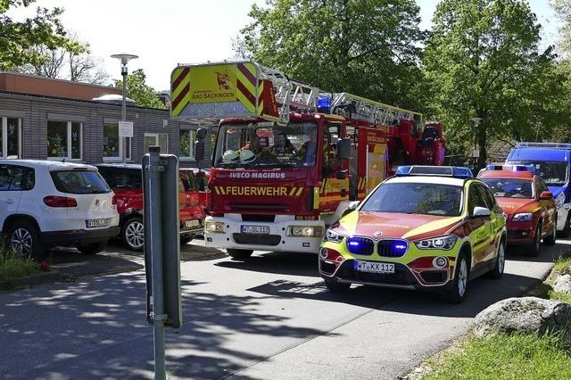 Feueralarm in der Weihermattenschule