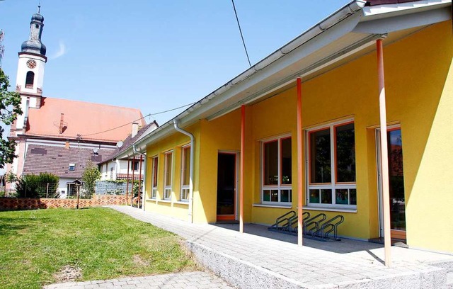 Soll mehr Kindern Platz bieten: der evangelische Kindergarten in Meienheim  | Foto: Heidi Fssel