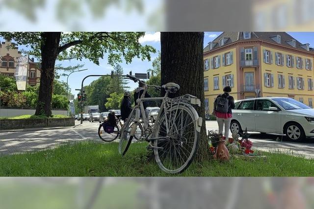 Erinnerung an gettete Radfahrer