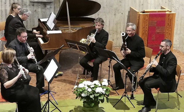 Das Cyprian-Ensemble musizierte in Kirchzarten   | Foto: Heidi Winkel-Hook