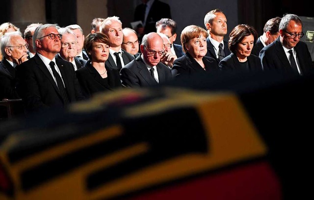 Was ist aus dem Erbe des Konservatismu...7 bei der Trauerfeier fr Helmut Kohl.  | Foto: AFP