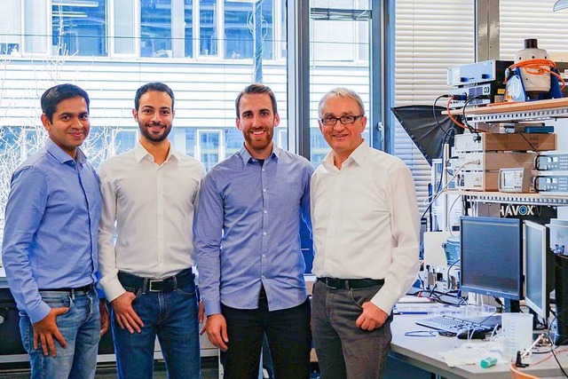 Das Muvap-Team (von links): Anjan Bhat...an, David Stork und Hans Rainer Stork | Foto: Privat Das Muvap-Team (von links): Anjan Bhat...an, David Stork und Hans Rainer Stork | Foto: Privat