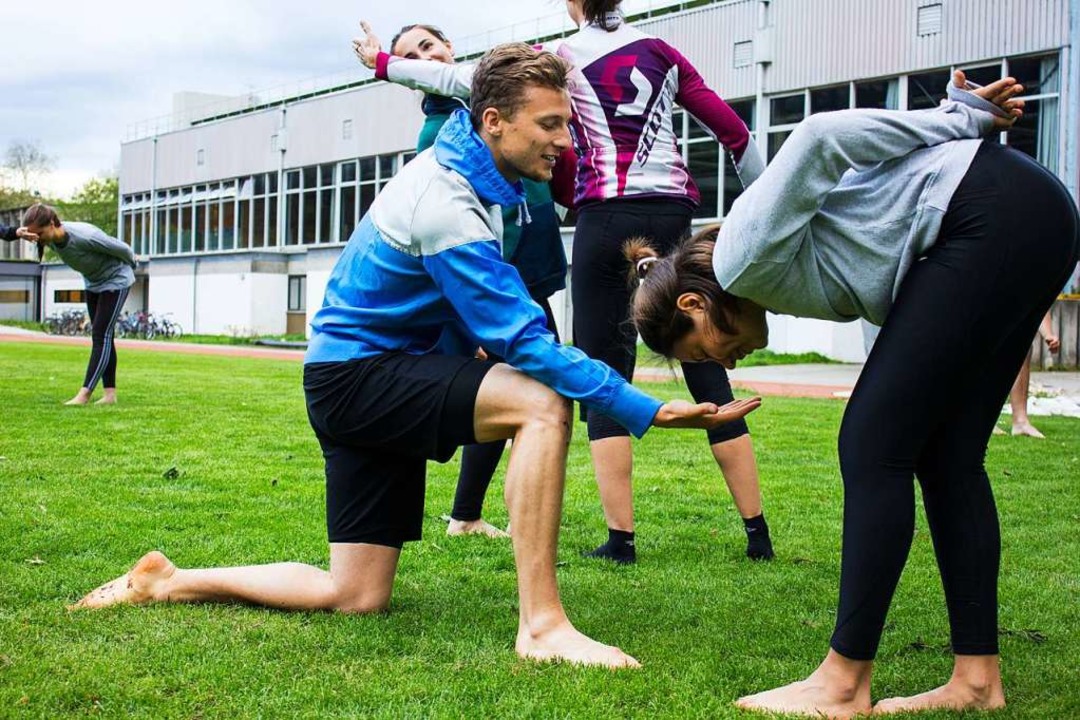 Flieend ist das Movement-Training vor...t fr Sportwissenschaften in Freiburg.  | Foto: Carolin Johannsen
