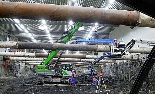 Beim  Einbau  der Steifen wurde festge...nige  strker als zulssig verformten.  | Foto: Pressefoto Roche