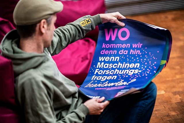 Die Uni Freiburg will eine Diskussion ...g mit Knstlicher Intelligenz anregen.  | Foto: Minz & Kunst