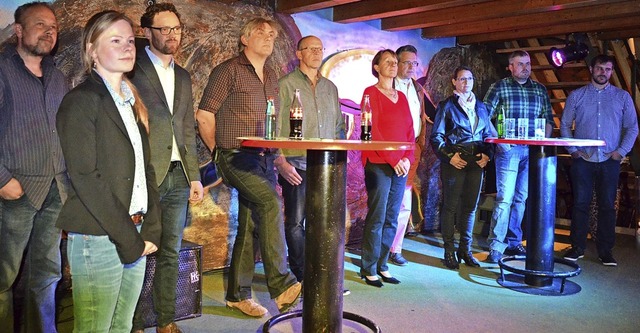 Zehn Kandidaten der CDU bewerben sich ...ragen der zahlreich anwesenden Brger.  | Foto: Christiane Sahli