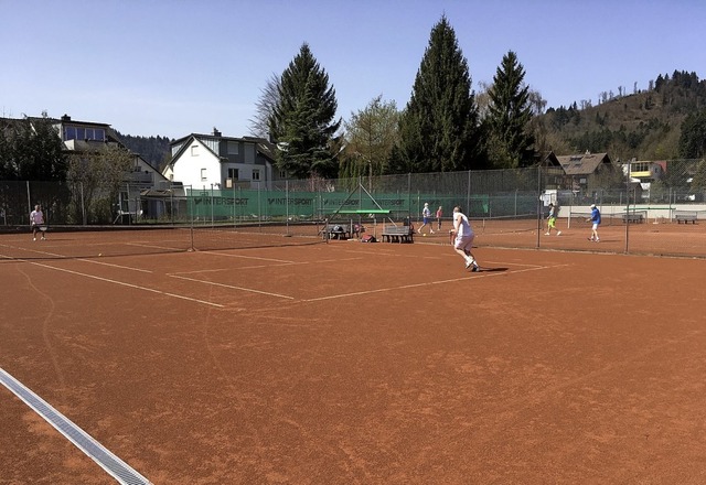 Der Pachtvertrag fr den Tennisplatz in Kollnau ist verlngert.   | Foto: Verein