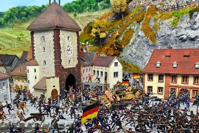 Die Zinnfigurenklause in Freiburg bebildert die Geschichte des Südwestens