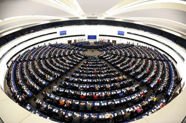 Plenarsaal des Europischen Parlaments in Straburg   | Foto: Patrick Seeger (dpa)