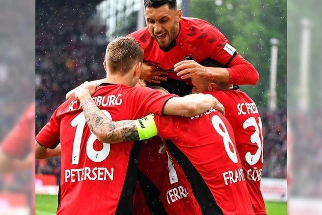 Gegen Nrnberg feierte der SC Freiburg mit 5:1 seine Abschlussgala