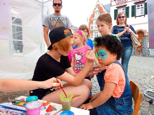 Darf beim Lahrer Kinderfest auch dieses Mal nicht fehlen: Kinderschminken.  | Foto: Werbegemeinschaft 