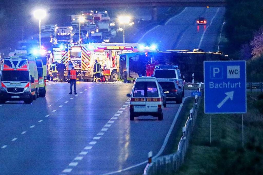 Was Löste Das Schwere Busunglück Auf Der A9 Aus? - Panorama - Badische ...