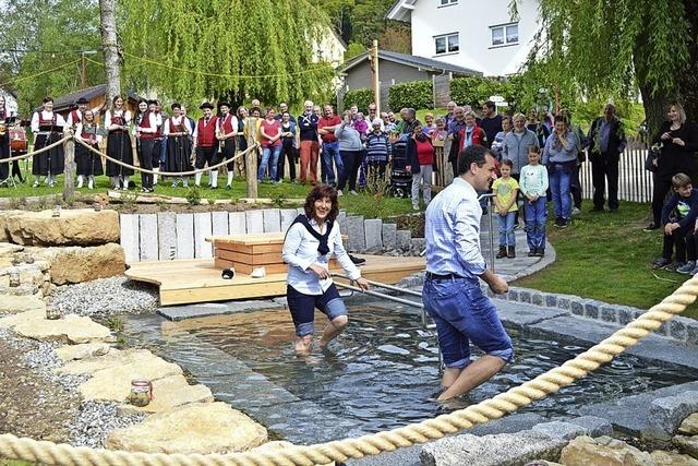 Da holt sich selbst der Brgermeister gerne kalte Beine und Fe