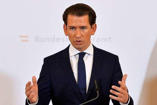 Österreichs Kanzler Kurz will sich von Innenminister Kickl trennen