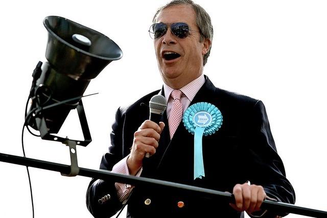 Nigel Farage macht Stimmung fr seine neue Brexit-Partei