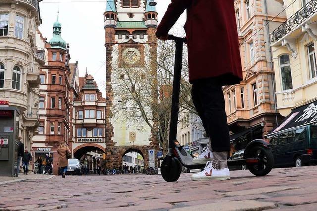 E-Scooter könnten in Freiburg Teil der Verkehrswende sein