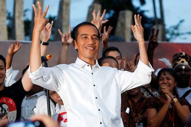 Widodo bleibt Präsident in Indonesien