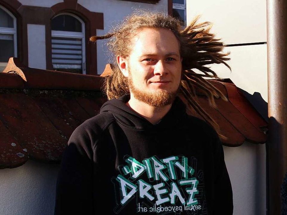Dennis Schwaiger  ist Mitglied der Mighty Pressure Crew  | Foto: Gina Kutkat