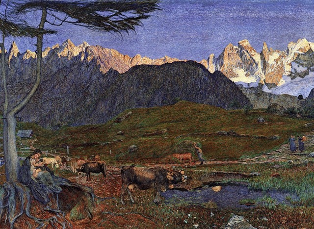 Das Leben &#8211; Gemlde von Giovanni Segantini.  | Foto: verlag