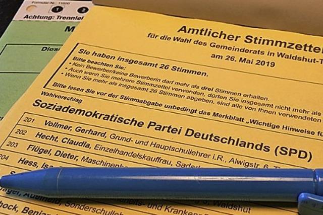 Keine neuen Stimmzettel