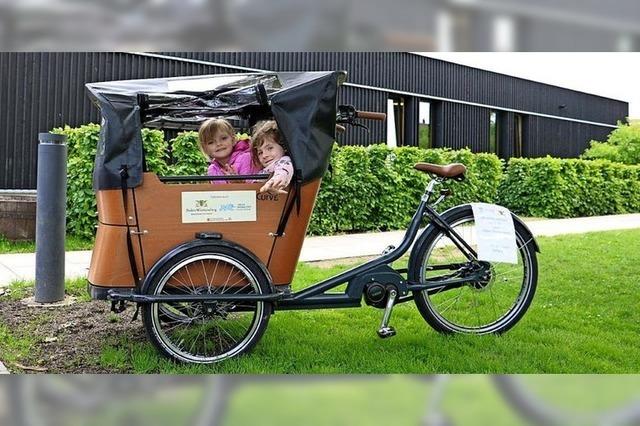Neues Lastenrad im Kindergarten Elzwiesen