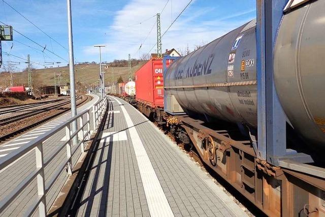 Das Eisenbahnbundesamt suchte Gterzge in Efringen-Kirchen, fand aber keine