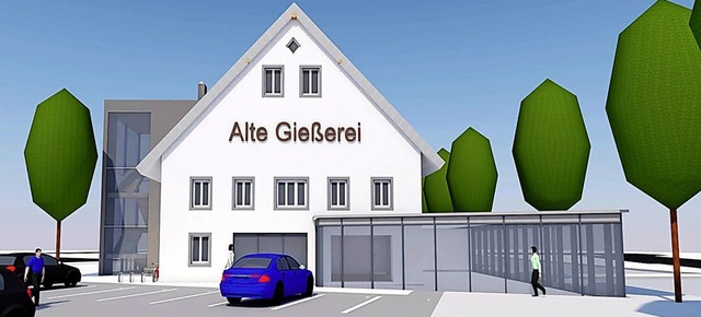 So soll die neue Alte Gieerei nach den Plnen von Beha und Sutter aussehen.   | Foto: Sutter3