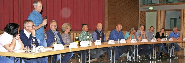 Gersbachs Kandidaten stellen sich vor ... Wolfgang hlin und Christian Walter.   | Foto: Gerd Sutter