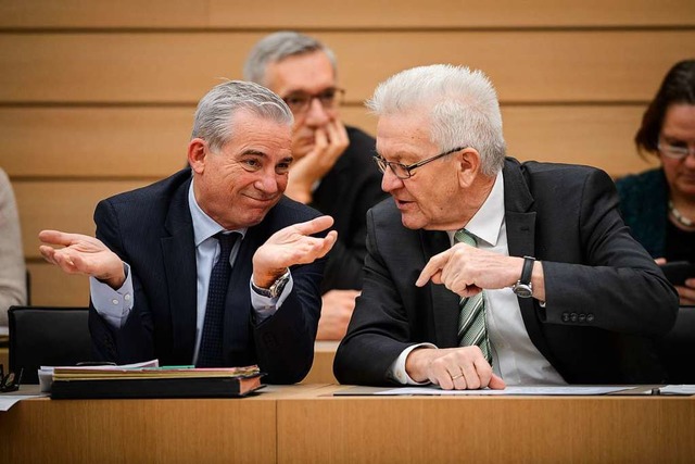 86 Millionen Euro soll Innenminister T...im kommenden Doppelhaushalt einsparen.  | Foto: Sina Schuldt
