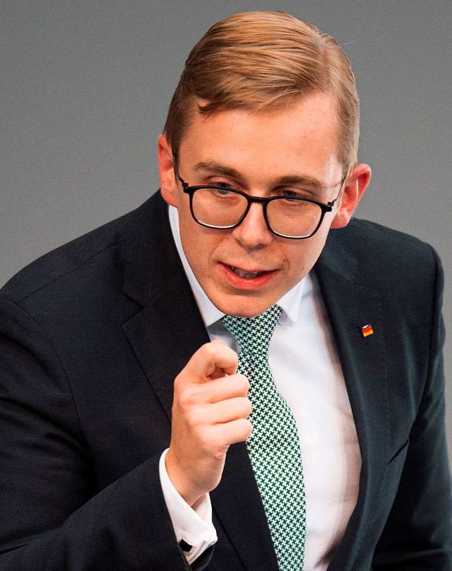 Sauber gescheitelt und konservativ: der CDU-Abgeordnete Phillipp Amthor  | Foto: Annegret Hilse