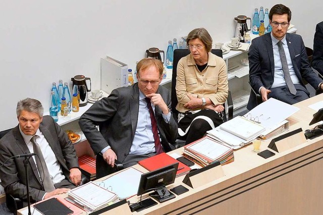 Stefan Breiter (links) und Horn (recht...ulinge an der Spitze des Gemeinderats.  | Foto: Ingo Schneider
