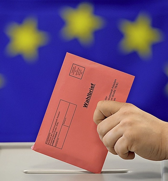 Am Sonntag finden Kommunal- und Europawahl statt.  | Foto: Ralf Hirschberger (dpa)