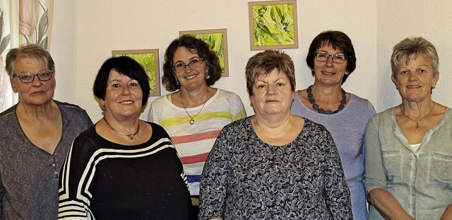 Der aktuelle Vorstand des Frauenverein...ermann, Ingrid Moritz und  Helga Weber  | Foto: Rolf Rhein