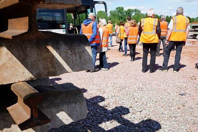 BZ-Leser erkunden eine der grten Baustellen der Region – die Breisgau-S-Bahn