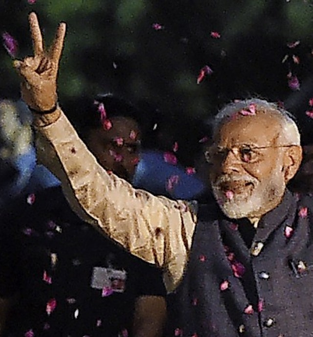 Wahlsieger Narendra Modi  | Foto: MONEY SHARMA (AFP)