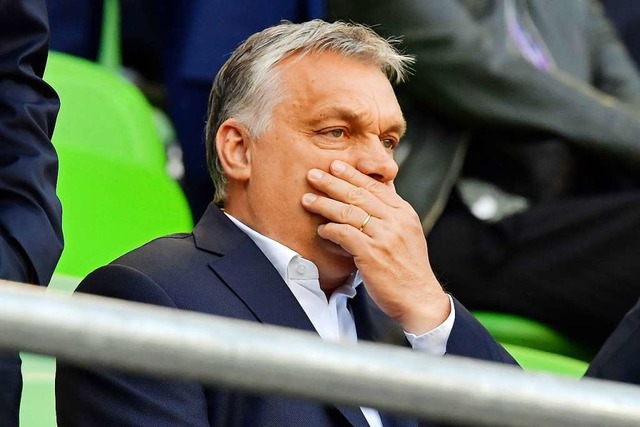 Kein Wort zum FP-Skandal im Nachbarla...Ungarns Ministerprsident Viktor Orban  | Foto: TOBIAS SCHWARZ (AFP)