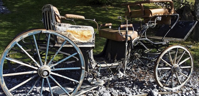 Irgendwo in der Stadt St. Blasien steht diese Kutsche   | Foto: Thomas Mutter