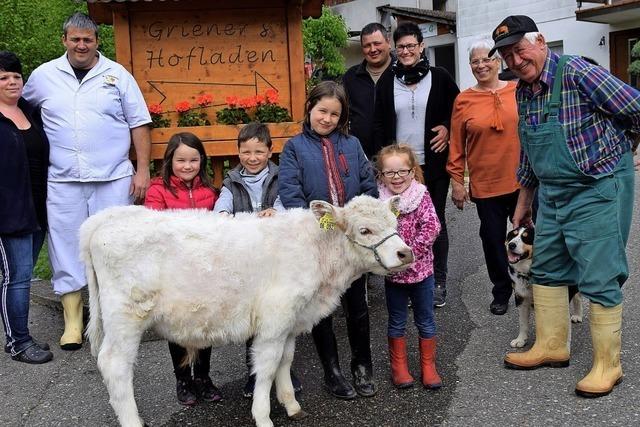 Hofladen der Familie Griener in flingen ldt am Sonntag zum Besuch