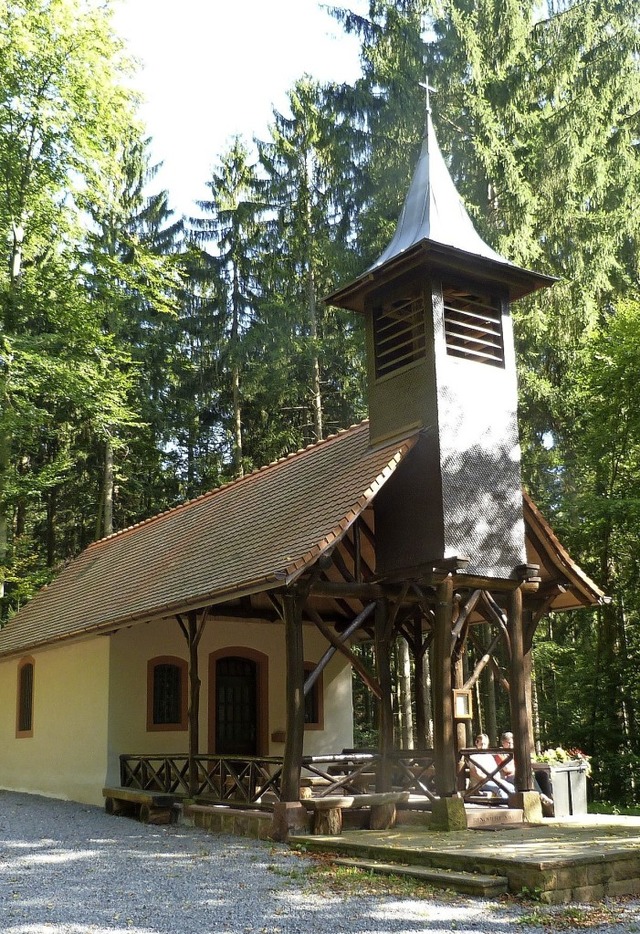Ziel der Wallfahrt: Die Brudertalkapelle in Kuhbach   | Foto: Alfons Vgele