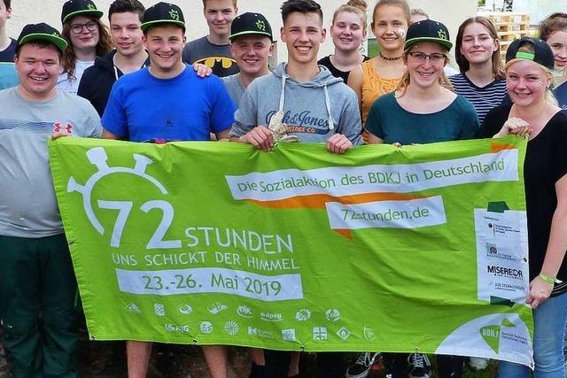Jugendliche im Breisgau packen an – drei Tage rund um die Uhr